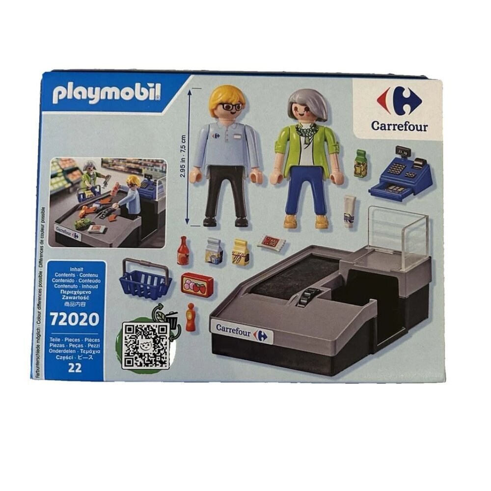 NEW Playmobil CARREFOUR Exclusive European Grocery Store Checkout Lane Set 72020 - Picture 4 of 5